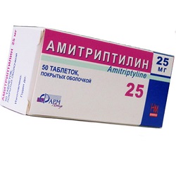 Амитриптилин в таблетках 25 мг