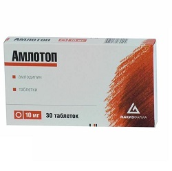 Амлотоп в таблетках 10 мг
