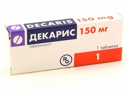 Декарис в дозе 150 мг