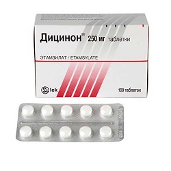 Дицинон в таблетках 250 мг