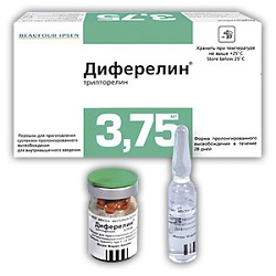 Лиофилизат Диферелин 3,75 мг