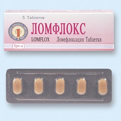Таблетки Ломфлокс