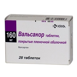 Вальсакор в таблетках 160 мг