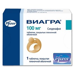 Виагра в таблетках 100 мг