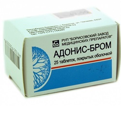 Покрытые оболочкой таблетки Адонис Бром