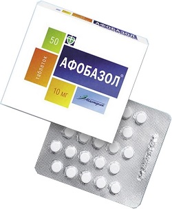 Афобазол в таблетках 10 мг