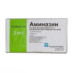 Раствор Аминазин 25 мг/мл