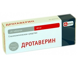 Дротаверин в таблетках 40 мг