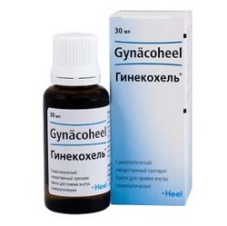 Гомеопатический препарат Гинекохель в форме капель