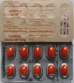Изотретиноин в капсулах 10 мг