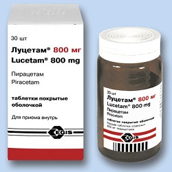 Луцетам в таблетках 800 мг
