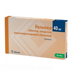 Нольпаза в таблетках 40 мг