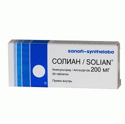 Таблетки Солиан 200 мг