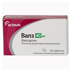 Таблетки Валз 40 мг