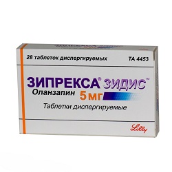 Зипрекса в таблетках 5 мг