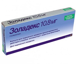 Капсулы Золадекс 10,8 мг